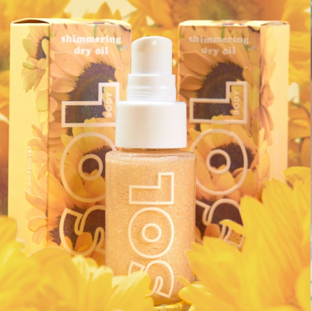 BNIB Lemon Drop shimmering dry oil from Colourpop